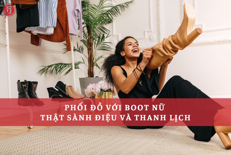 PHỐI ĐỒ VỚI BOOT NỮ THẬT SÀNH ĐIỆU VÀ THANH LỊCH